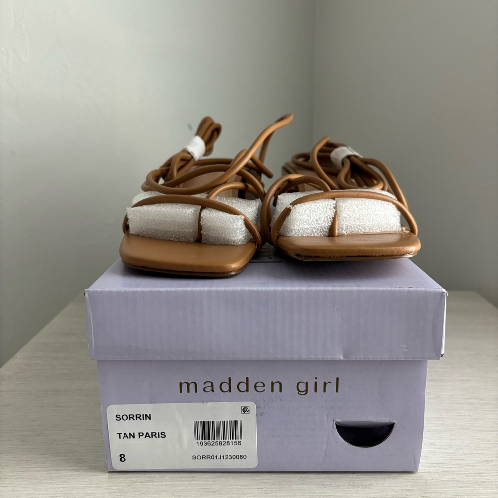 Madden Girl Tan Sandals